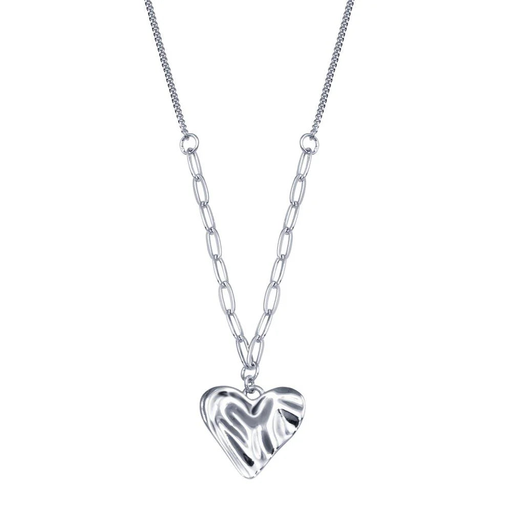 Heart Texture Necklace