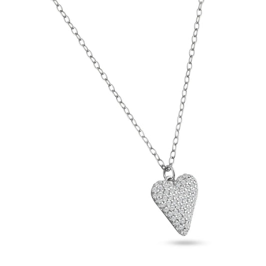 CZ Heart Necklace